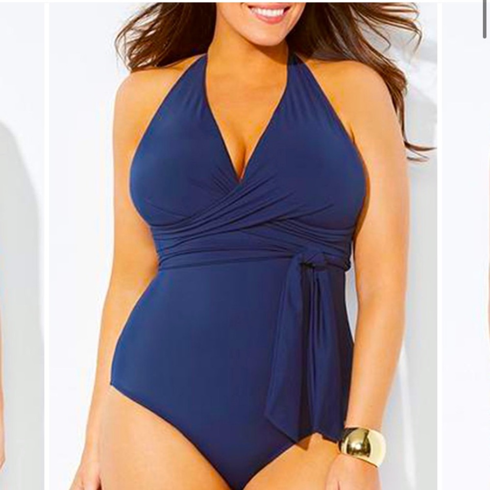 Brand new in package halter tie swimsuit
